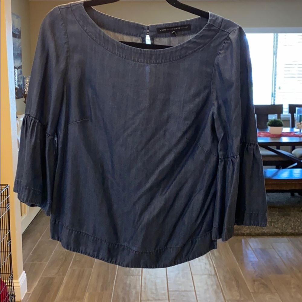 Denim-esque Work Top